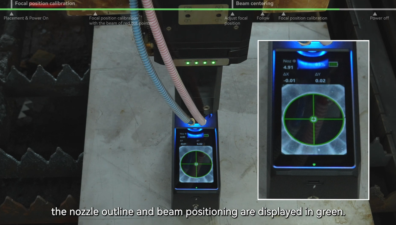 beam is centering-bochu mcd 100